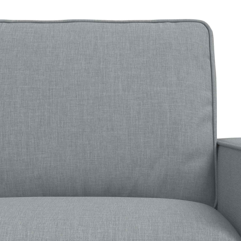 Zestaw Sof 2 pcs Jasnoszary 182 x 80 x 82 cm tkanina
