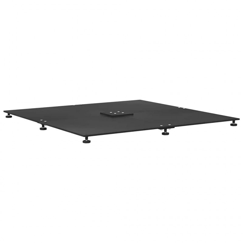 Podstawa do parasola Czarny 100 x 100 x 4 cm Stal
