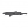 Podstawa do parasola ciemno szary 100 x 100 x 4 cm Stal