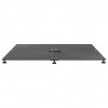 Podstawa do parasola ciemno szary 100 x 100 x 4 cm Stal