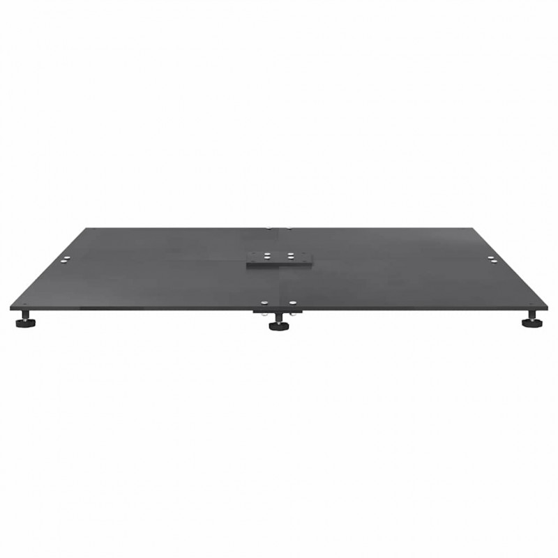 Podstawa do parasola ciemno szary 100 x 100 x 4 cm Stal