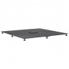 Podstawa do parasola ciemno szary 100 x 100 x 4 cm Stal