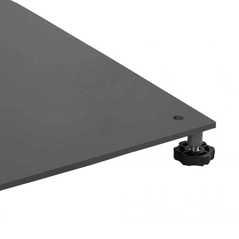 Podstawa do parasola ciemno szary 100 x 100 x 4 cm Stal
