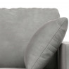 Zestaw Sof 2 pcs Jasnoszary 138 x 78 x 80 cm Aksamit