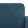 Zestaw Sof 2 pcs Niebieski 138 x 78 x 80 cm Aksamit
