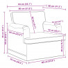 Zestaw Sof 2 pcs Ciemnoszary 144 x 80 x 85 cm tkanina