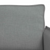 Zestaw Sof 2 pcs Jasnoszary 136 x 82 x 85 cm tkanina