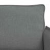 Zestaw Sof 2 pcs Ciemnoszary 196 x 82 x 85 cm tkanina