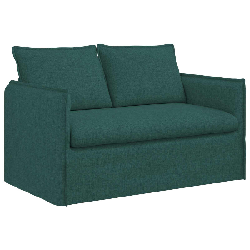 Zestaw Sof 2 pcs Ciemna zieleń 196 x 82 x 85 cm tkanina