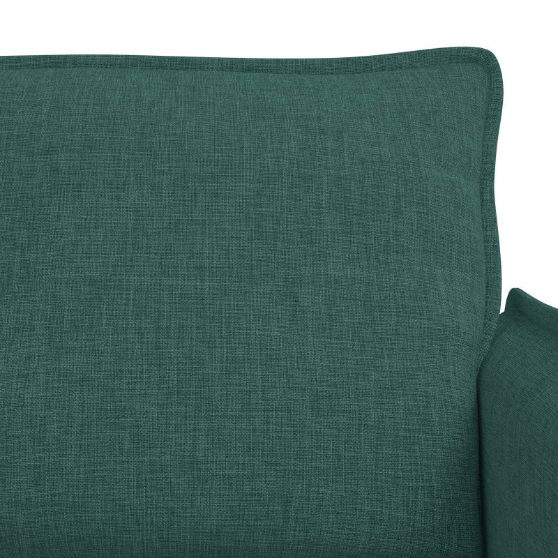 Zestaw Sof 2 pcs Ciemna zieleń 196 x 82 x 85 cm tkanina