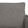Zestaw Sof 2 pcs Ciemnoszary 196 x 82 x 85 cm tkanina