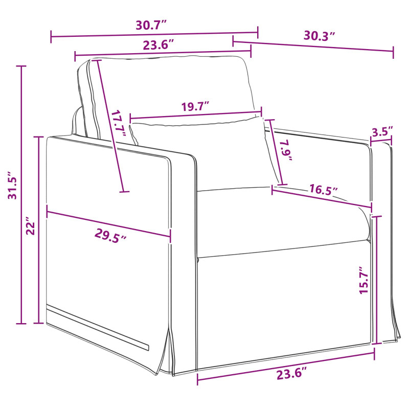 Zestaw Sof 2 pcs Ciemnoszary 158 x 78 x 80 cm tkanina