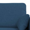 Zestaw Sof 2 pcs Niebieski 158 x 78 x 80 cm tkanina