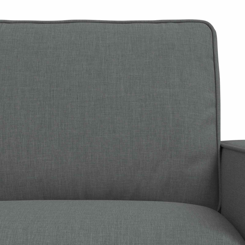 Zestaw Sof 2 pcs Ciemnoszary 182 x 80 x 82 cm tkanina