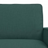 Zestaw Sof 2 pcs Ciemna zieleń 182 x 80 x 82 cm tkanina