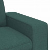 Zestaw Sof 2 pcs Ciemna zieleń 182 x 80 x 82 cm tkanina