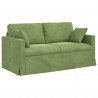 Zestaw Sof 2 pcs Jasnozielony 158 x 78 x 80 cm Aksamit