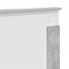 Ramka łóżka Betonowy 140 x 200 cm Materiał drewnopochodny