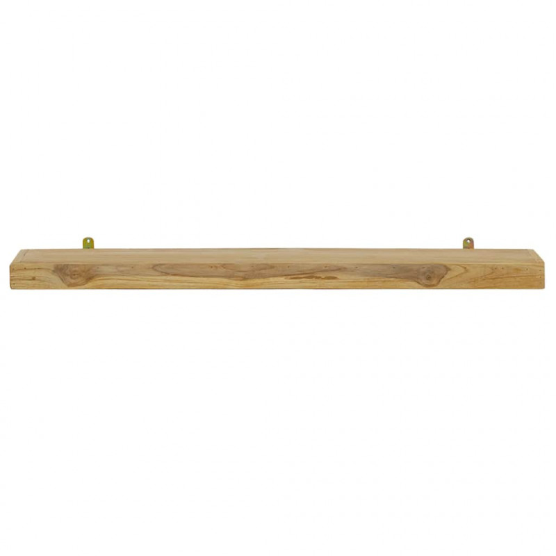 Półki ścienne, 2 szt., 90x15x4 cm, lite drewno tekowe
