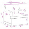 Zestaw Sof 2 pcs Ciemnoszary 162 x 80 x 85 cm tkanina