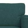 Zestaw Sof 2 pcs Ciemna zieleń 162 x 80 x 85 cm tkanina