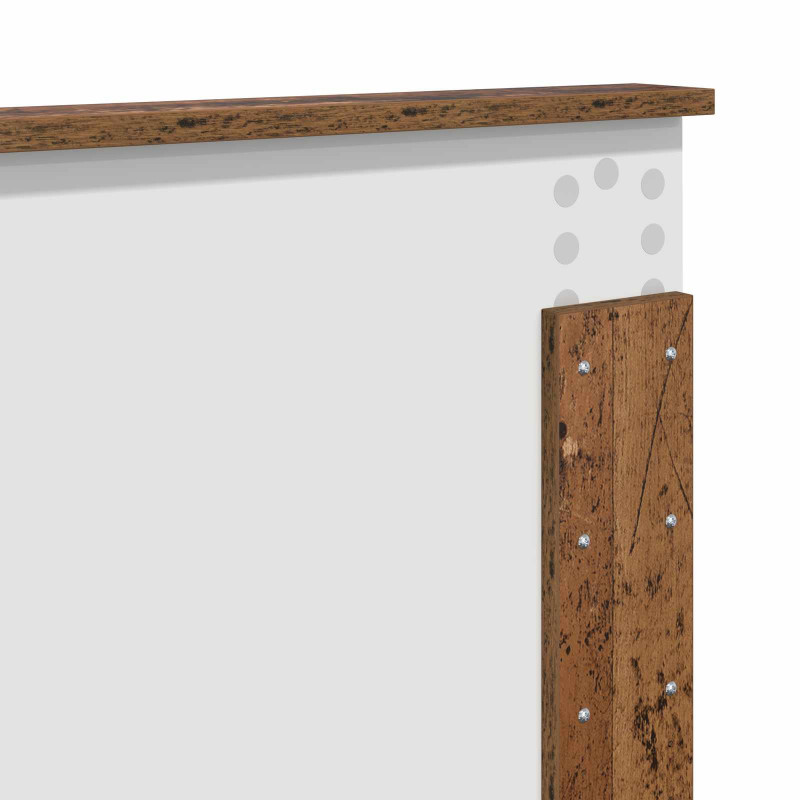 Ramka łóżka Stare drewno 140 x 200 cm Materiał drewnopochodny