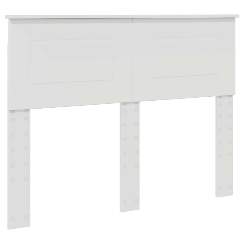 Ramka łóżka Biały 135 x 190 cm Materiał drewnopochodny