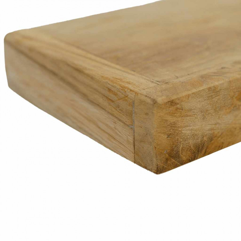 Półki ścienne, 2 szt., 110x15x4 cm, lite drewno tekowe