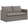 Zestaw Sof 2 pcs Ciemnoszary 196 x 82 x 85 cm tkanina