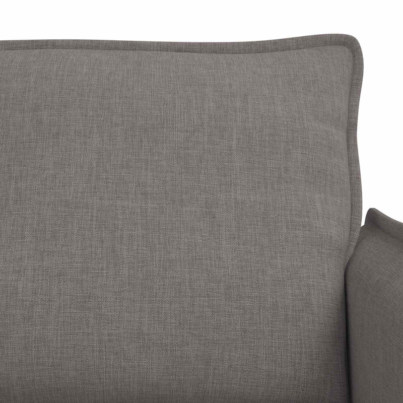 Zestaw Sof 2 pcs Ciemnoszary 196 x 82 x 85 cm tkanina