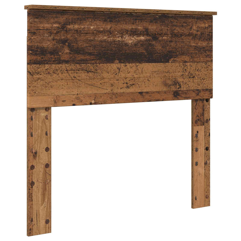 Ramka łóżka Stare drewno 90 x 190 cm Materiał drewnopochodny