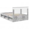Ramka łóżka Betonowy 120 x 190 cm Materiał drewnopochodny