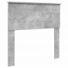 Ramka łóżka Szary beton 75 x 190 cm Materiał drewnopochodny