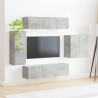 Zestaw szafki pod telewizor na ścianę 6 pcs Betonowy szary