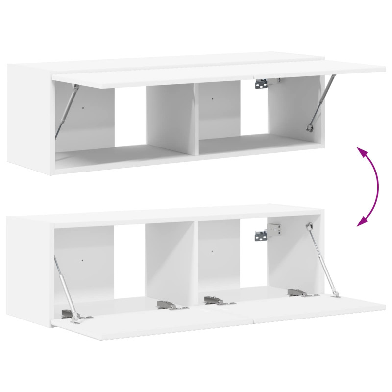 Szafka pod telewizor 5 pcs Biały
