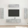Szafka pod telewizor 5 pcs Betonowy szary