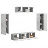 Szafka pod telewizor 5 pcs Betonowy szary