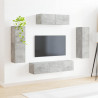 Szafka pod telewizor 5 pcs Betonowy szary
