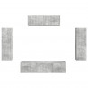 Szafka pod telewizor 5 pcs Betonowy szary