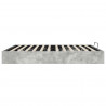 Łóżko otomanowe Betonowy 203 x 180 x 25 cm Drewno inżynieryjne