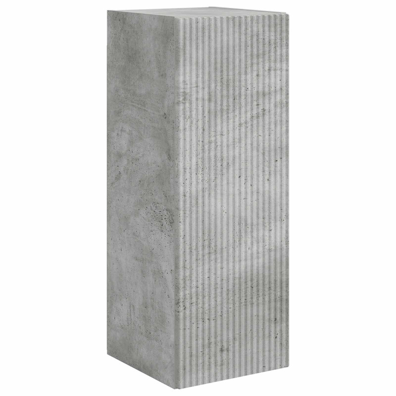 Zestaw szafek RTV 2 pcs Betonowy szary Materiał drewnopochodny