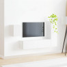 Zestaw szafek RTV 4 pcs Biały Materiał drewnopochodny