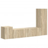 Zestaw szafek RTV 4 pcs Dąb Sonoma Materiał drewnopochodny