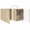 Zestaw szafek RTV 4 pcs Dąb Sonoma Materiał drewnopochodny