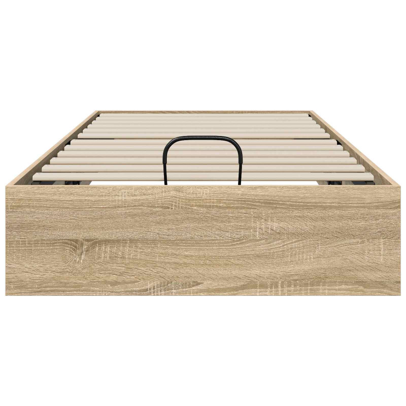 Łóżko otomanowe Dąb Sonoma 203 x 90 x 25 cm Drewno inżynieryjne