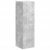 Zestaw szafek RTV 4 pcs Betonowy szary Materiał drewnopochodny