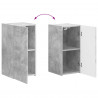 Zestaw szafek RTV 4 pcs Betonowy szary Materiał drewnopochodny