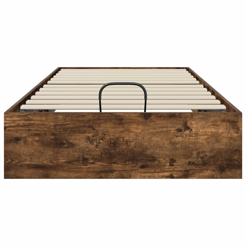 Łóżko otomanowe z przechowywaniem Dąb Wędzony 193 x 90 x 25 cm