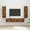 Zestaw szafek RTV 4 pcs Dąb wędzony Materiał drewnopochodny