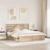 Ramka łóżka Sonoma 200 x 200 cm Lite drewno sosnowe